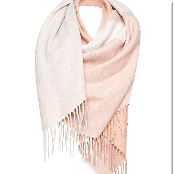 SOIA & KYO APRICOT AND CREAM SCARFIGAN NWT OS - Picture 3 of 9